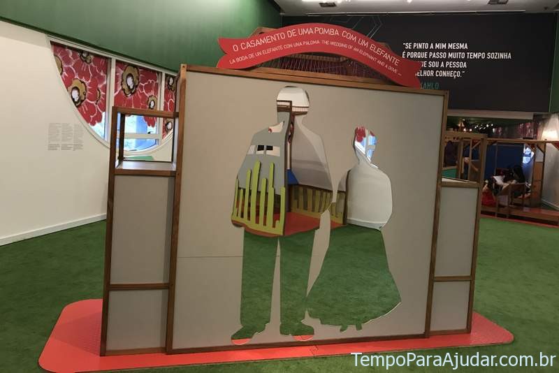 Exposição "Frida e eu" para crianças em São Paulo